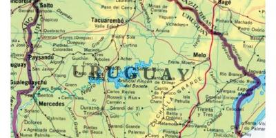 Mapa Urugvaj